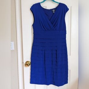 Elegant Blue Sleeveless Dress Size 10 By American Living. NWOT